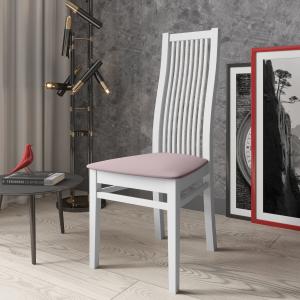 Стул Марио 044 Эмаль белая / Velutto 22