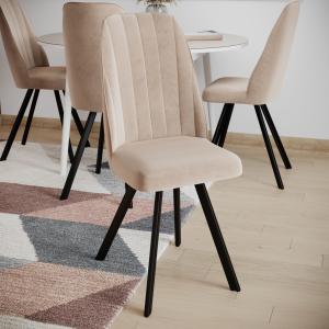 Стул Руфус Чёрный / Velutto 04