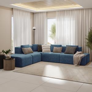 Диван угловой левый Сольер Lambre 13 Вариант 4