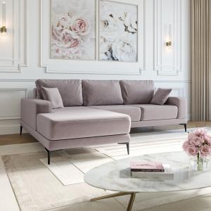 Диван угловой левый Мемфис Velutto 08