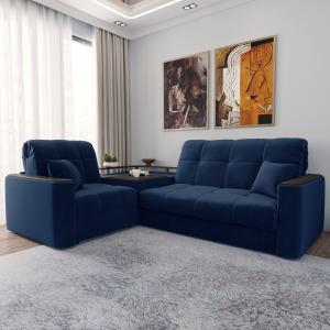 Диван угловой с баром Камелот 1,4 Velutto 26 Диван угловой с баром Камелот 1,4 Velutto 26