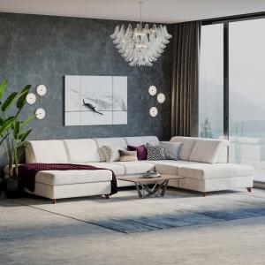 Модульный левый диван Доминика с канапе Allure 01