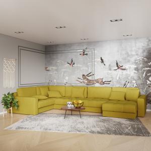 Диван угловой П-образный Дензел Velutto 28 Диван угловой П-образный Дензел Velutto 28