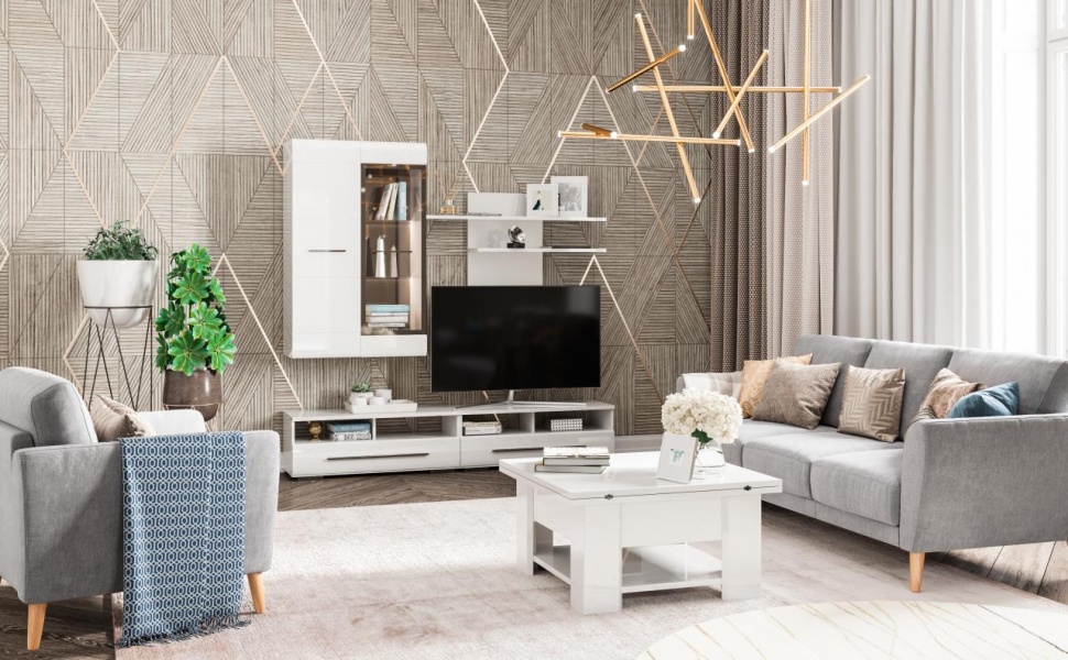 навесной шкаф в комнату