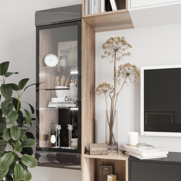 навесной шкаф в комнату