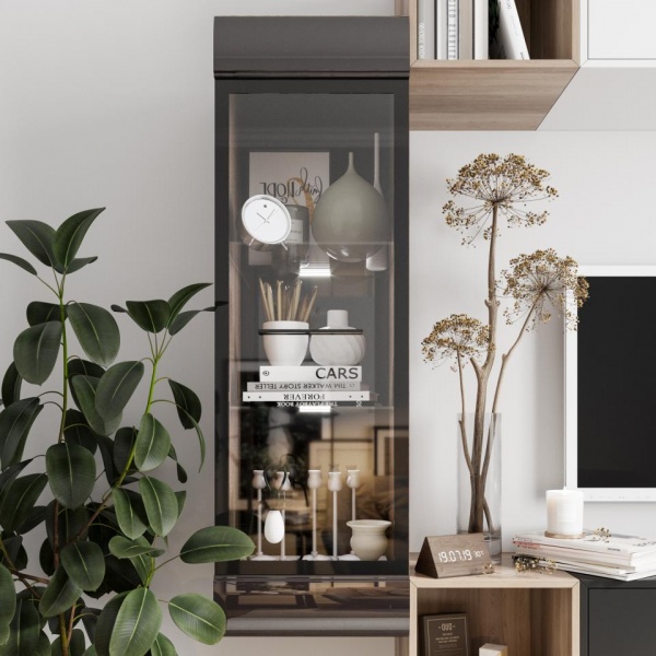 навесной шкаф в комнату