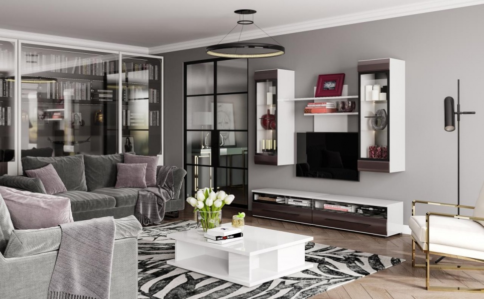 навесной шкаф в комнату