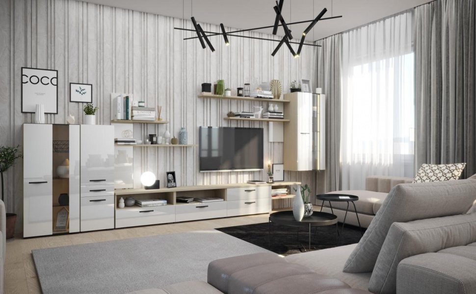 навесной шкаф в комнату