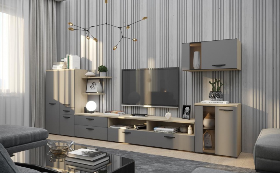 навесной шкаф в комнату