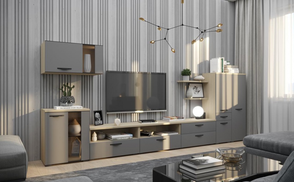 навесной шкаф в комнату