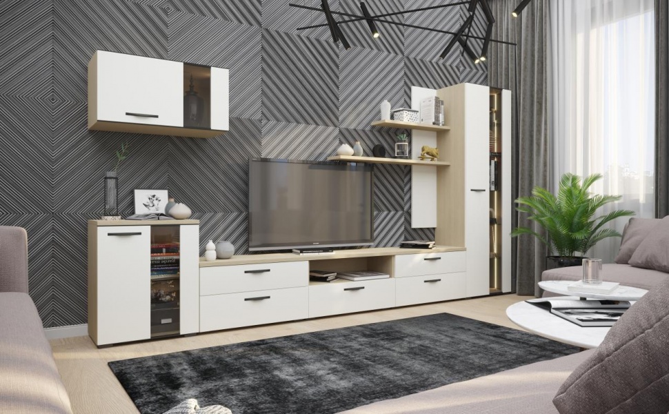 навесной шкаф в комнату