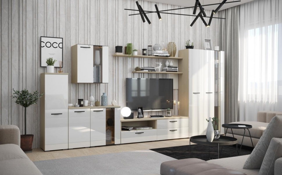 навесной шкаф в комнату