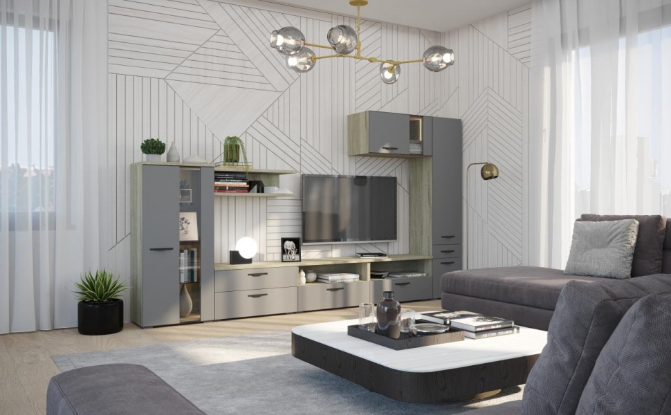 навесной шкаф в комнату