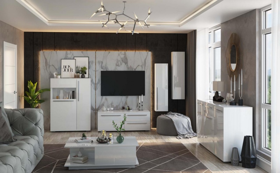 навесной шкаф в комнату