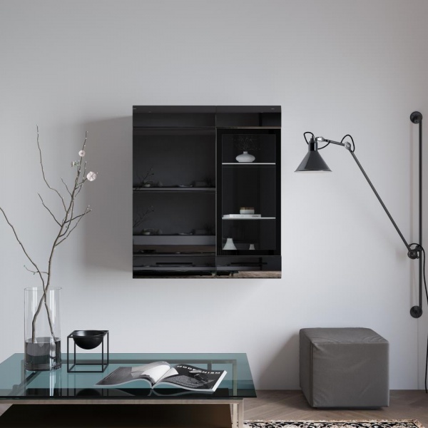 навесной шкаф в комнату