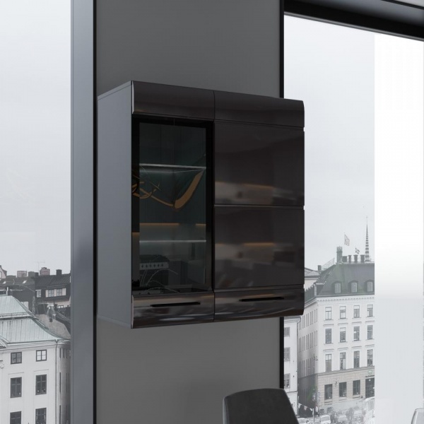 навесной шкаф в комнату