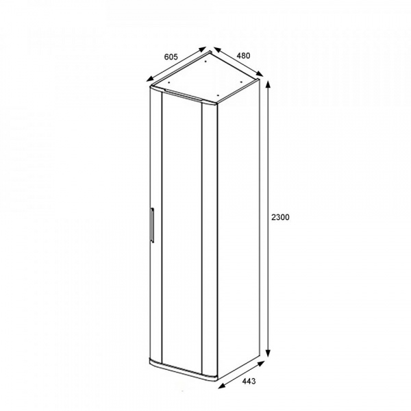 Распашные шкафы