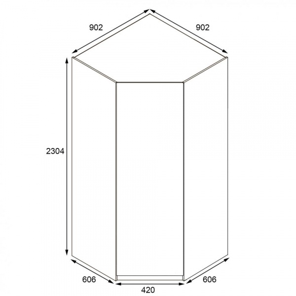 Распашные шкафы
