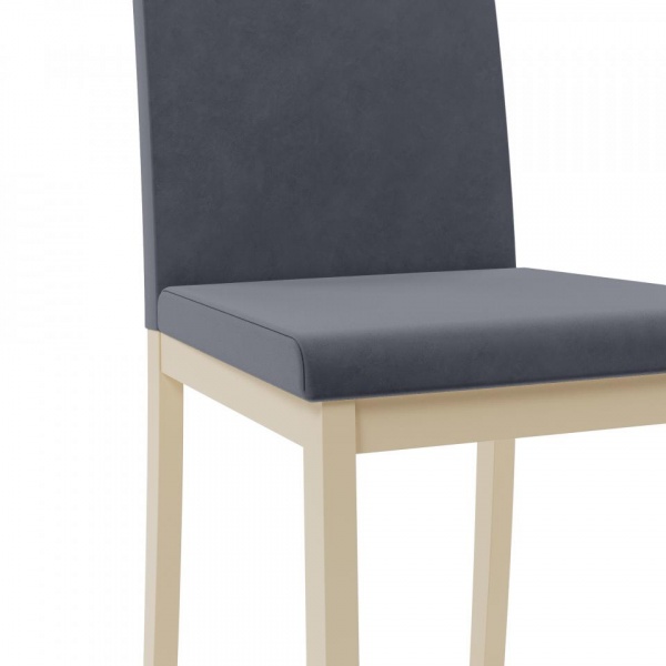 Стул Сканди Эмаль слоновая кость / Velutto 32