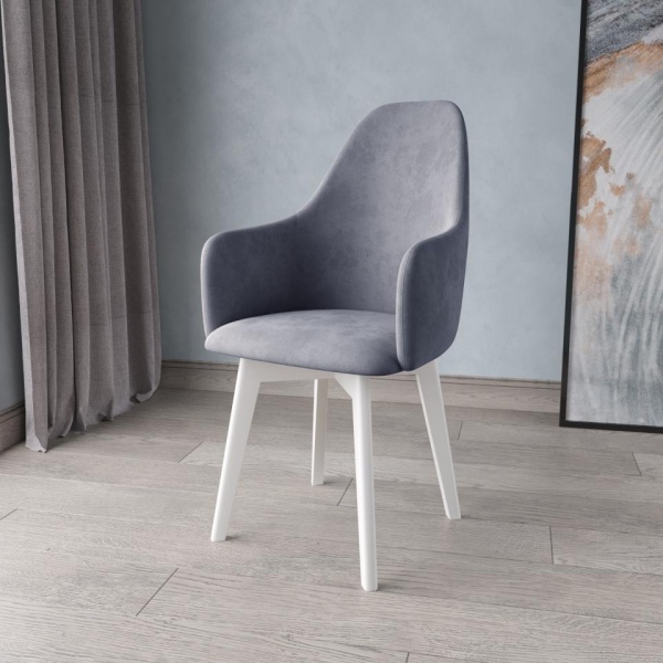 Стул Паскаль Белый / Velutto 32