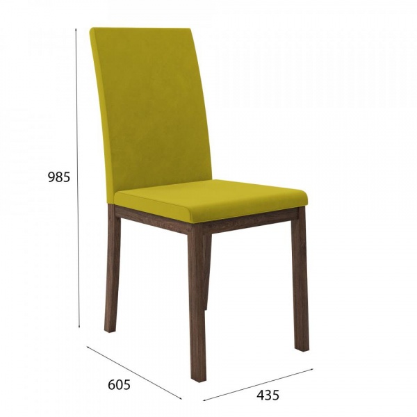 Стул Сканди Эбеновое дерево / Velutto 28