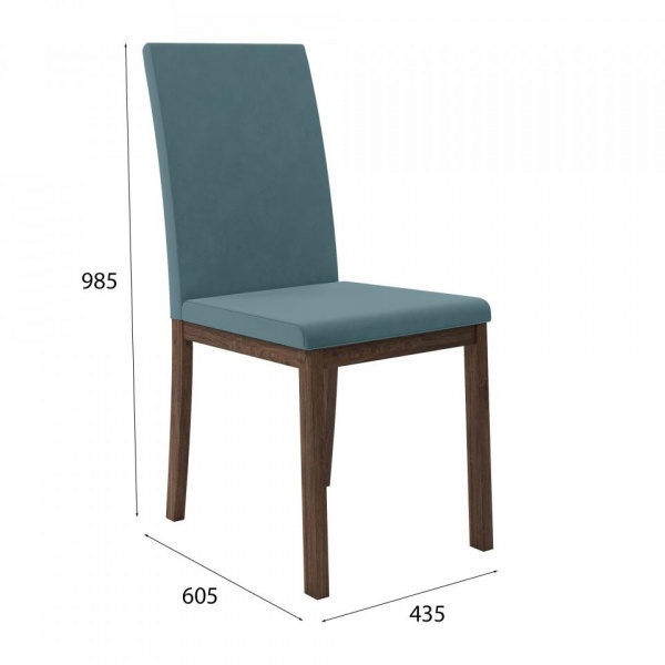 Стул Сканди Эбеновое дерево / Velutto 53