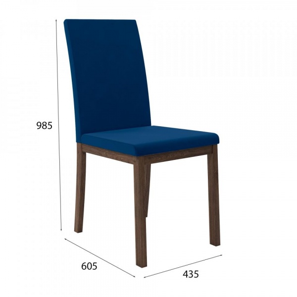 Стул Сканди Эбеновое дерево / Velutto 26