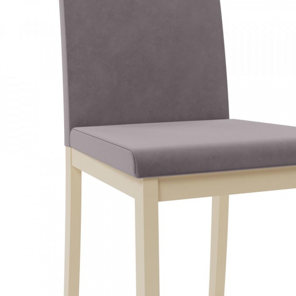 Стул Сканди Эмаль слоновая кость / Velutto 08