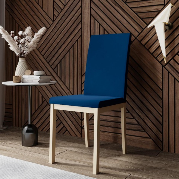 Стул Сканди Эмаль слоновая кость / Velutto 26