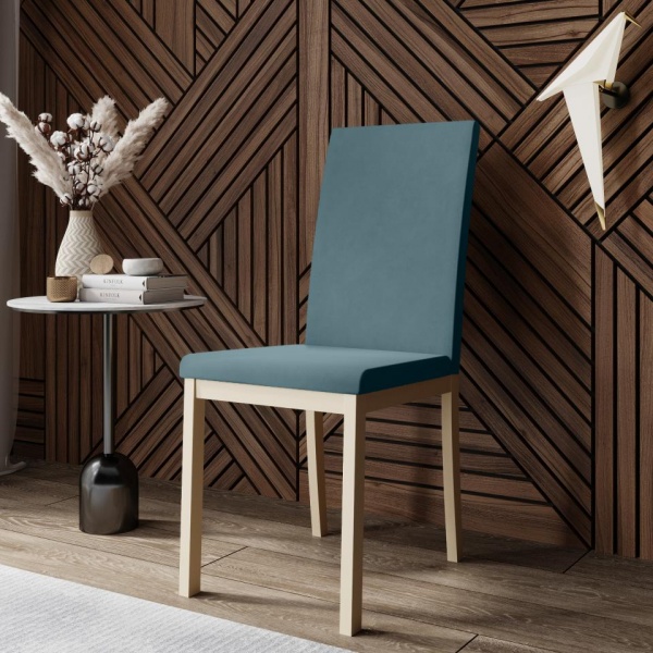 Стул Сканди Эмаль слоновая кость / Velutto 53