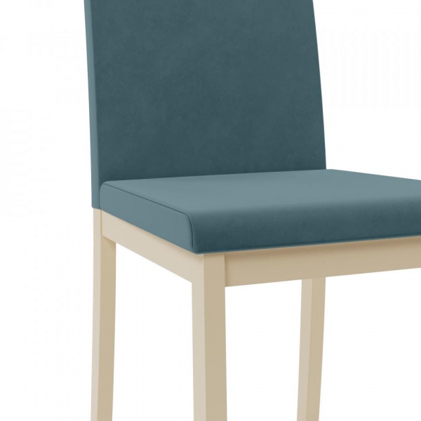 Стул Сканди Эмаль слоновая кость / Velutto 53