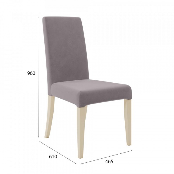 Стул Вера Эмаль слоновая кость / Velutto 08