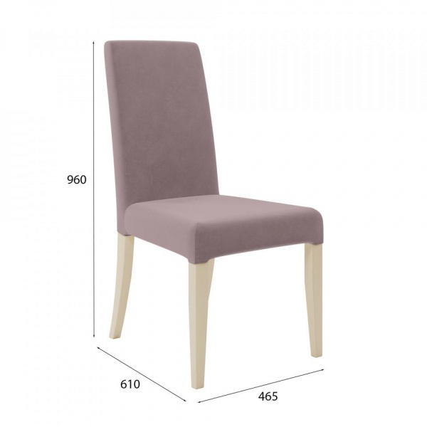 Стул Вера Эмаль слоновая кость / Velutto 22