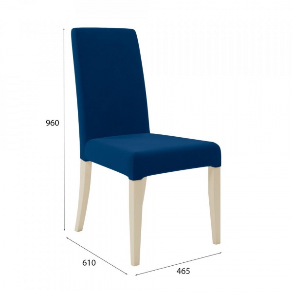 Стул Вера Эмаль слоновая кость / Velutto 26