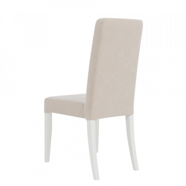 Стул Вера 03 Эмаль белая / Velutto 04