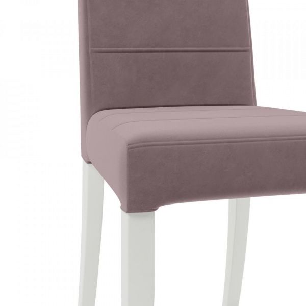 Стул Вера 03 Эмаль белая / Velutto 22