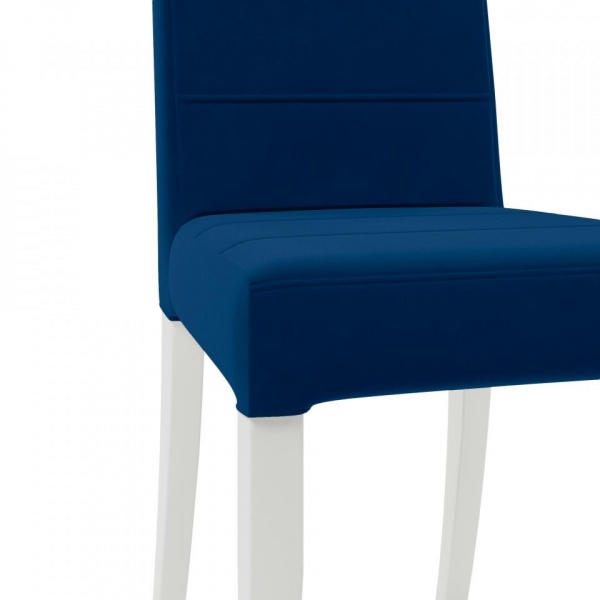 Стул Вера 03 Эмаль белая / Velutto 26