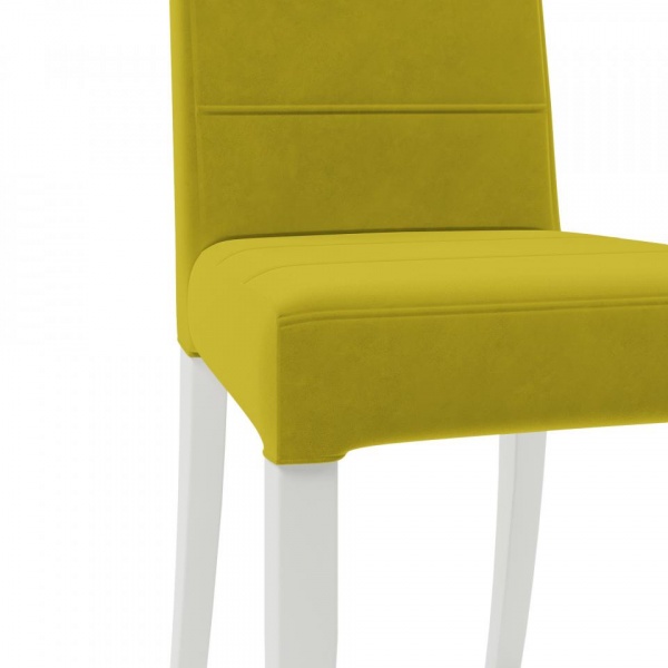 Стул Вера 03 Эмаль белая / Velutto 28