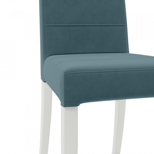 Стул Вера 03 Эмаль белая / Velutto 53