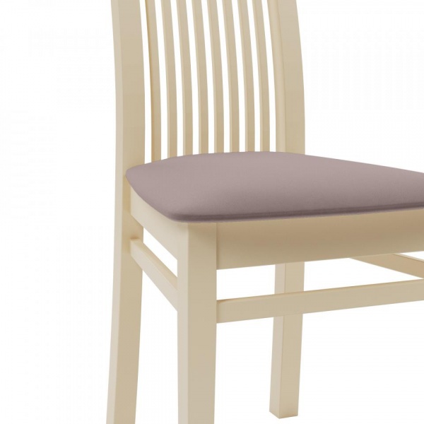 Стул Марио 044 Эмаль слоновая кость / Velutto 06