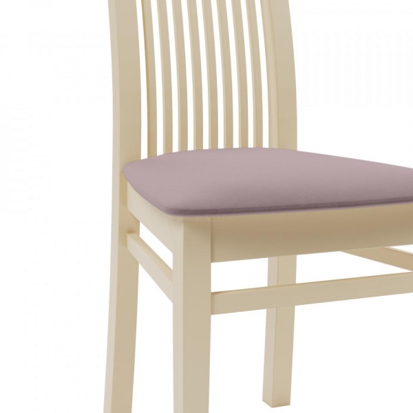 Стул Марио 044 Эмаль слоновая кость / Velutto 22