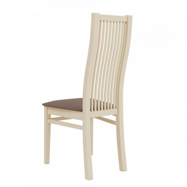 Стул Марио 044 Эмаль слоновая кость / Velutto 23