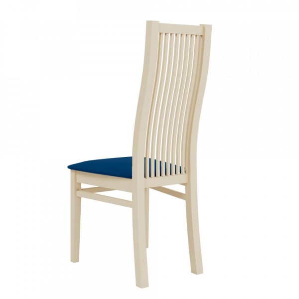 Стул Марио 044 Эмаль слоновая кость / Velutto 26