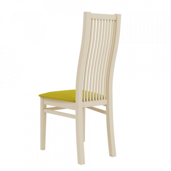 Стул Марио 044 Эмаль слоновая кость / Velutto 28