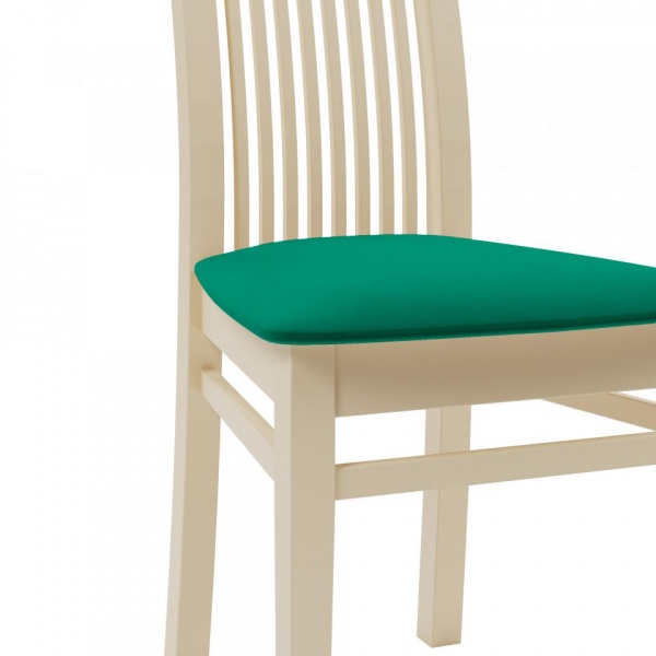 Стул Марио 044 Эмаль слоновая кость / Velutto 33