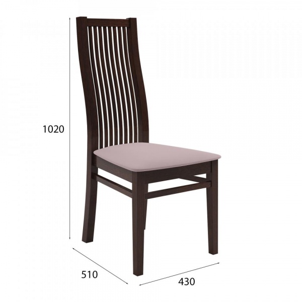 Стул Марио 044 Орех 2 / Velutto 22