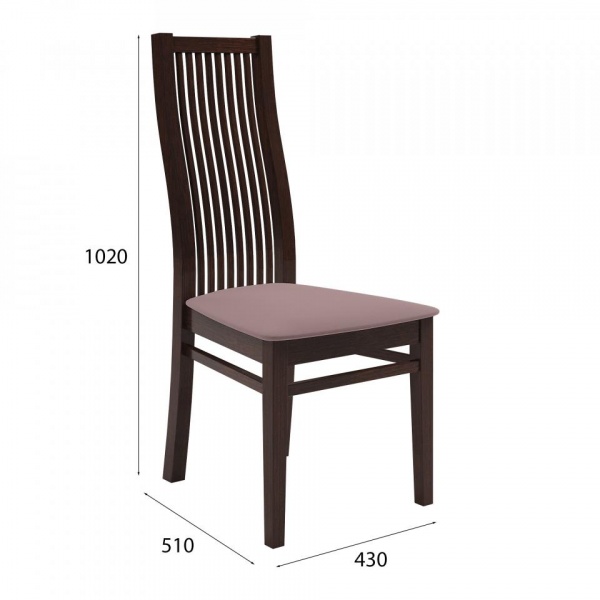 Стул Марио 044 Орех 2 / Velutto 36