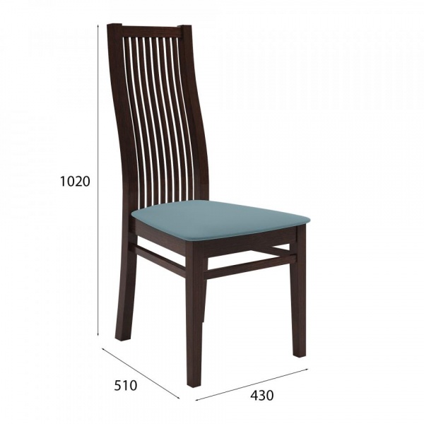 Стул Марио 044 Орех 2 / Velutto 53