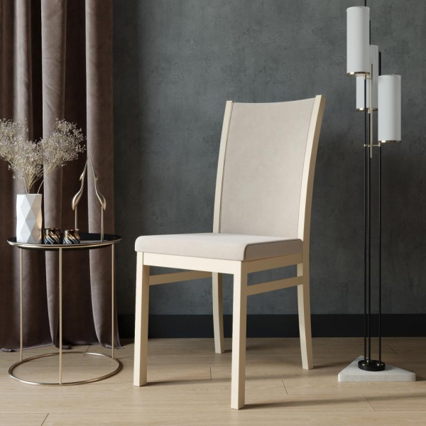 Стул Норд Эмаль слоновая кость / Velutto 04