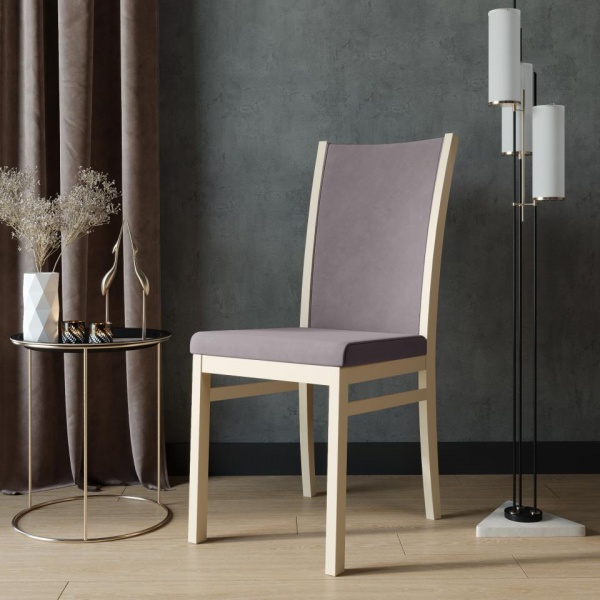 Стул Норд Эмаль слоновая кость / Velutto 08